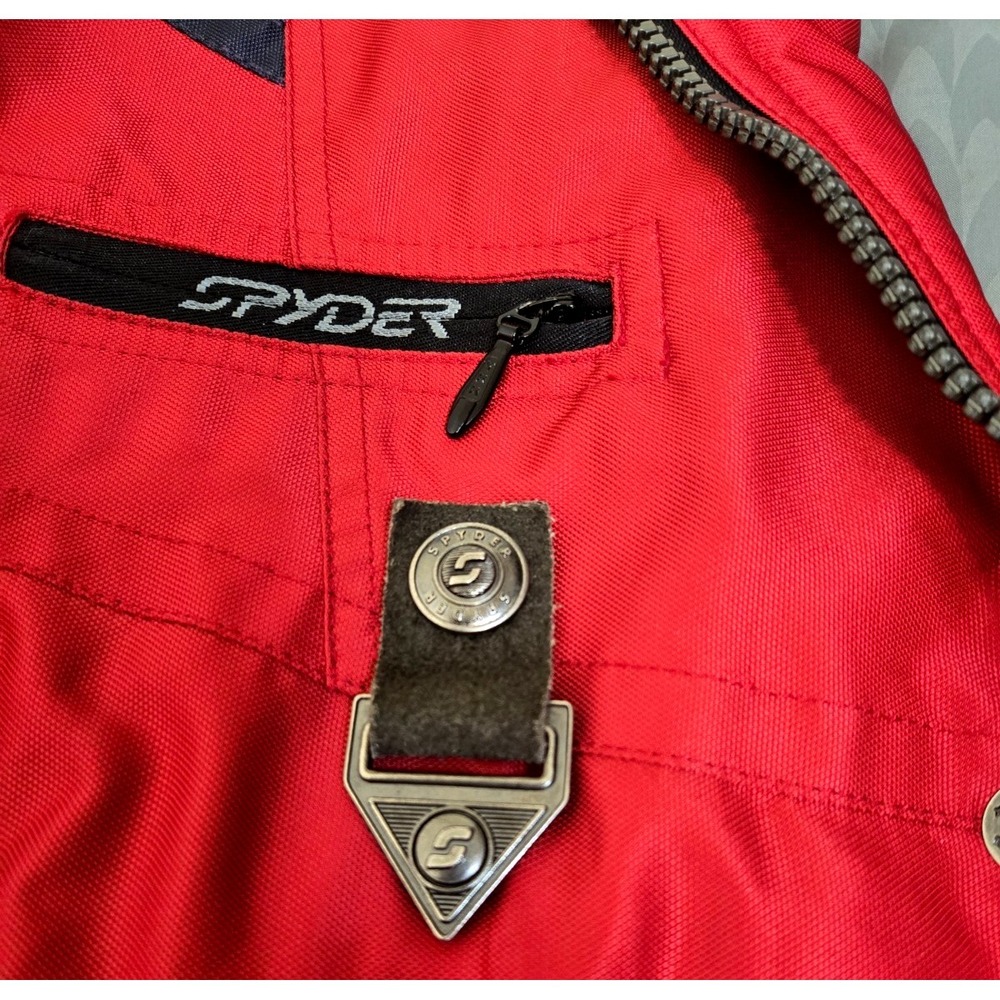 Vintage 90's Spyder USA Entrant GII Thinsulate Lite Loft Ski Jacket Men's L Red - Picture 14 of 16